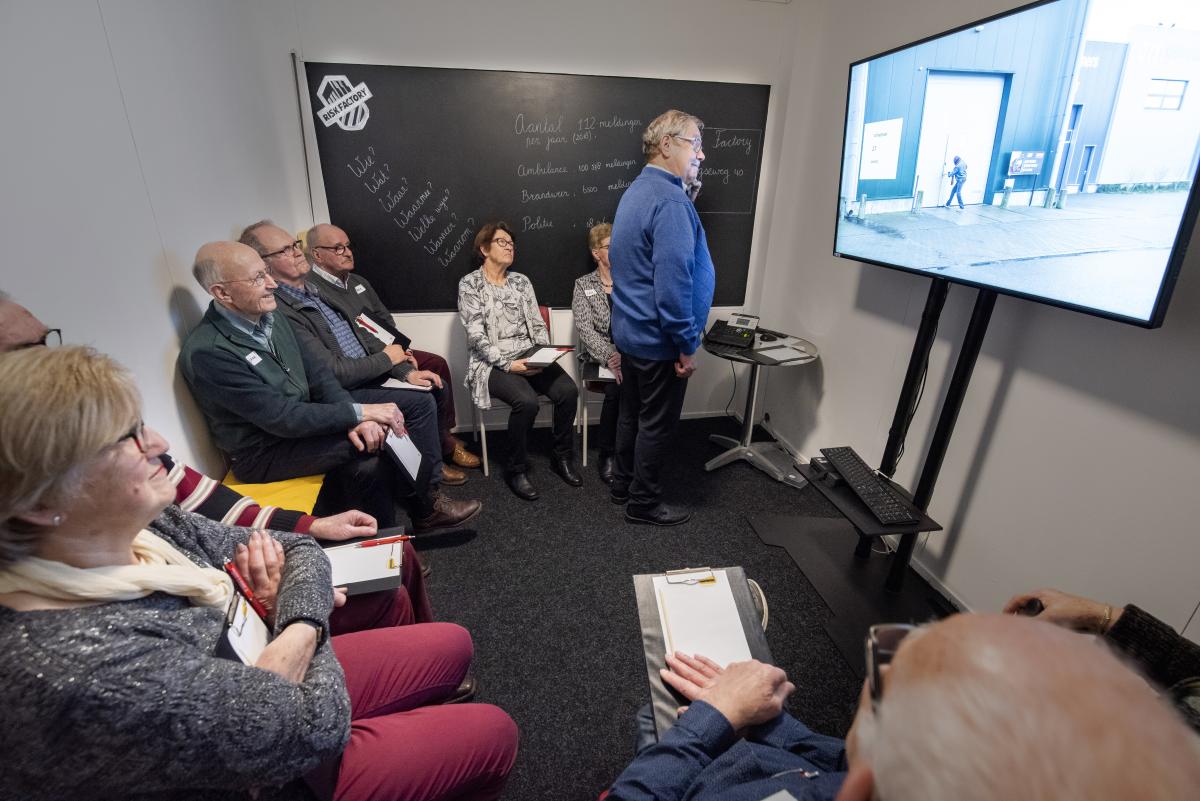 Senioren beleven het scenario 112 melden