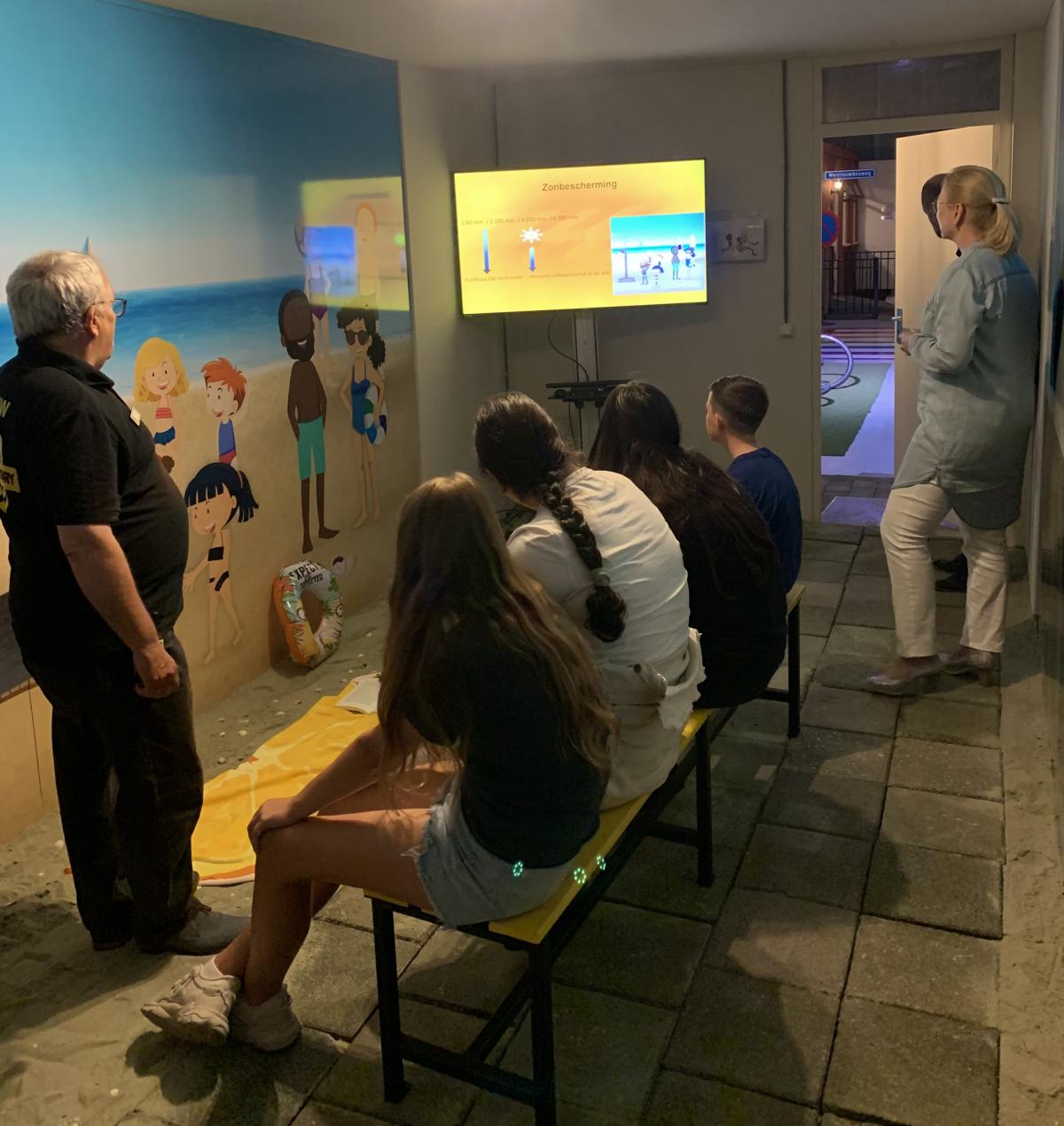 Kinderen beleven het seizoensgebonden scenario 'Zomerse periode'